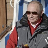 Russian President Vladimir Putin looks on during his visit to the "Laura" cross country ski and biathlon centre in the resort of Krasnaya Po Russian President Vladimir Putin looks on during his visit to the "Laura" cross country ski and biathlon centre in the resort of Krasnaya Po