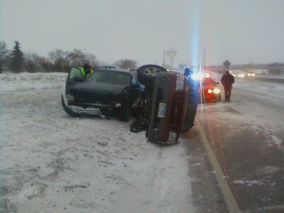 Crash on I-94 in Moorhead Crash on I-94 in Moorhead
