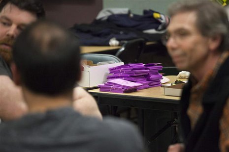 Ballots are pictured at the International Association of Machinists and Aerospace Workers (IAM) District Lodge 751 headquarters in Seattle, Ballots are pictured at the International Association of Machinists and Aerospace Workers (IAM) District Lodge 751 headquarters in Seattle,