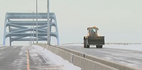 Leo Frigo Memorial Bridge to reopen to traffic early, beginning Jan. 5, 2014, at 9:30 a.m. (Photo from YouTube) Leo Frigo Memorial Bridge to reopen to traffic early, beginning Jan. 5, 2014, at 9:30 a.m. (Photo from YouTube)