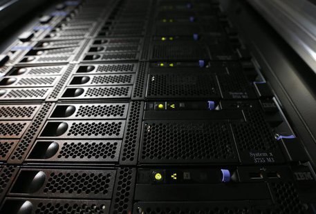 An IBM System x3755 M3 server is pictured in the data center at the Swiss Federal Institute of Technology (EPFL) in Ecublens, near Lausanne An IBM System x3755 M3 server is pictured in the data center at the Swiss Federal Institute of Technology (EPFL) in Ecublens, near Lausanne