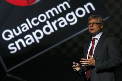 Qualcomm Chief Operating Officer Steve Mollenkopf speaks at the LG G2 smart presentation in New York August 7, 2013. REUTERS/Brendan McDermi Qualcomm Chief Operating Officer Steve Mollenkopf speaks at the LG G2 smart presentation in New York August 7, 2013. REUTERS/Brendan McDermi