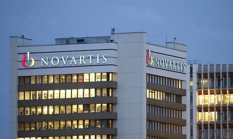 The logo of Swiss drugmaker Novartis is seen at its headquarters in Basel October 22, 2013. REUTERS/Arnd Wiegmann The logo of Swiss drugmaker Novartis is seen at its headquarters in Basel October 22, 2013. REUTERS/Arnd Wiegmann