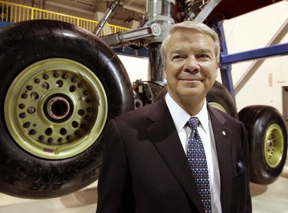 Airbus North America Holdings, Inc. Chairman Allan McArtor attends the world's largest aircraft body landing gear testing facility at the Go Airbus North America Holdings, Inc. Chairman Allan McArtor attends the world's largest aircraft body landing gear testing facility at the Go