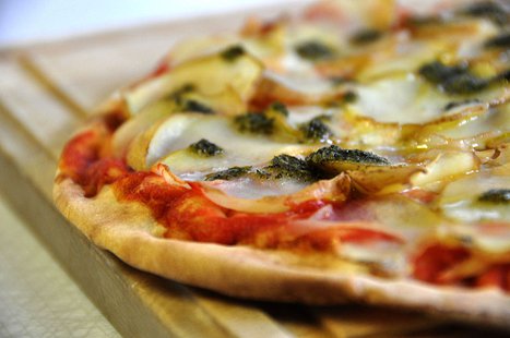 Pizza (Photo from: cyclonebill/Wikimedia Commons). Pizza (Photo from: cyclonebill/Wikimedia Commons).