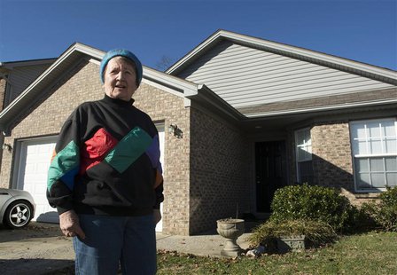 Ingrid Boak poses in front of her now-rented home in Lexington, Kentucky December 27, 2013. REUTERS/Tim Webb Ingrid Boak poses in front of her now-rented home in Lexington, Kentucky December 27, 2013. REUTERS/Tim Webb