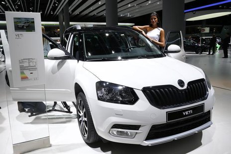 A Skoda Yeti SUV is pictured during a media preview day at the Frankfurt Motor Show (IAA) September 11, 2013. REUTERS/Ralph Orowski A Skoda Yeti SUV is pictured during a media preview day at the Frankfurt Motor Show (IAA) September 11, 2013. REUTERS/Ralph Orowski