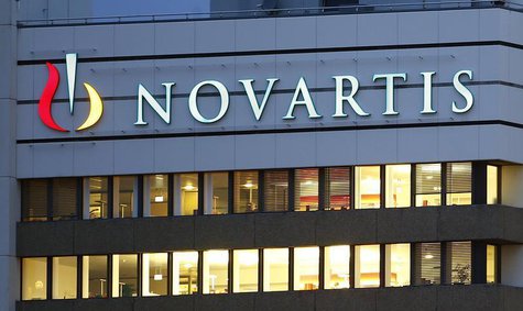The logo of Swiss drugmaker Novartis is seen at its headquarters in Basel October 22, 2013. REUTERS/Arnd Wiegmann The logo of Swiss drugmaker Novartis is seen at its headquarters in Basel October 22, 2013. REUTERS/Arnd Wiegmann