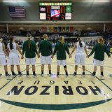 Green Bay Womens basketball team before game. Courtesy: Green Bay Athletics
Green Bay Womens basketball team before game. Courtesy: Green Bay Athletics