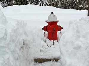 snow fire hydrant snow fire hydrant