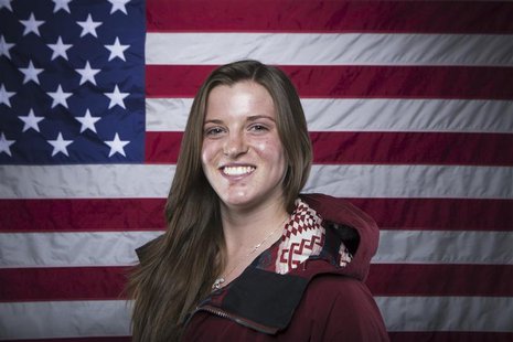 Olympic snowboarder Arielle Gold poses for a portrait during the 2013 U.S. Olympic Team Media Summit in Park City, Utah October 2, 2013. REU Olympic snowboarder Arielle Gold poses for a portrait during the 2013 U.S. Olympic Team Media Summit in Park City, Utah October 2, 2013. REU
