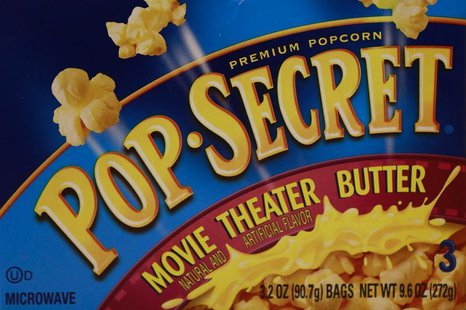A Diamond Food's Pop Secret microwave popcorn box is seen illustrated in New York, November 8, 2013. REUTERS/Shannon Stapleton A Diamond Food's Pop Secret microwave popcorn box is seen illustrated in New York, November 8, 2013. REUTERS/Shannon Stapleton