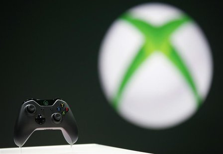 The Xbox One controller is pictured during a press event unveiling Microsoft's new Xbox in Redmond, Washington in this May 21, 2013 file pho The Xbox One controller is pictured during a press event unveiling Microsoft's new Xbox in Redmond, Washington in this May 21, 2013 file pho