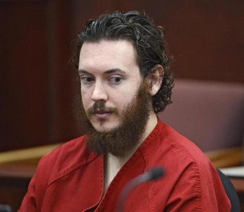James Holmes sits in court for an advisement hearing at the Arapahoe County Justice Center in Centennial, Colorado June 4, 2013. REUTERS/And James Holmes sits in court for an advisement hearing at the Arapahoe County Justice Center in Centennial, Colorado June 4, 2013. REUTERS/And