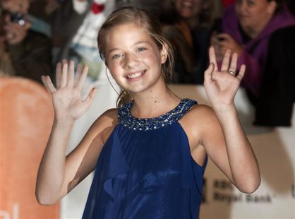 Actress Jackie Evancho arrives at a screening of the film 'The Company You Keep' during the 37th Toronto International Film Festival in this Actress Jackie Evancho arrives at a screening of the film 'The Company You Keep' during the 37th Toronto International Film Festival in this