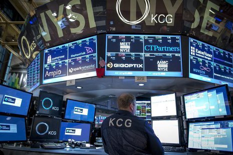 A trader works on the floor of the New York Stock Exchange January 10, 2014. REUTERS/Brendan McDermid A trader works on the floor of the New York Stock Exchange January 10, 2014. REUTERS/Brendan McDermid