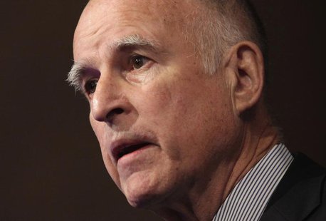 Governor Jerry Brown of California speaks at the Center for American Progress 10th Anniversary policy forum in Washington, October 24, 2013. Governor Jerry Brown of California speaks at the Center for American Progress 10th Anniversary policy forum in Washington, October 24, 2013.