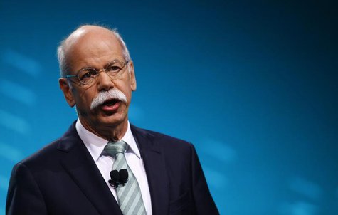 Chairman of Daimler AG and Head of Mercedes-Benz cars Dieter Zetsche speaks during the press preview day of the North American International Chairman of Daimler AG and Head of Mercedes-Benz cars Dieter Zetsche speaks during the press preview day of the North American International