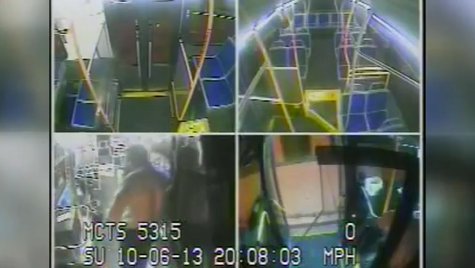 Surveillance photo of MCTS Supervisor William Bierman saving woman from assault, which led to his termination. (Photo from: YouTube) Surveillance photo of MCTS Supervisor William Bierman saving woman from assault, which led to his termination. (Photo from: YouTube)
