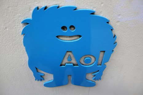 The AOL logo is seen at the company's office in New York November 5, 2013. REUTERS/Andrew Kelly The AOL logo is seen at the company's office in New York November 5, 2013. REUTERS/Andrew Kelly