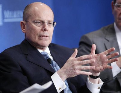 UnitedHealth Chief Executive Officer Stephen Hemsley takes part in a panel discussion titled "Getting From Care to Cure" at the Milken Insti UnitedHealth Chief Executive Officer Stephen Hemsley takes part in a panel discussion titled "Getting From Care to Cure" at the Milken Insti