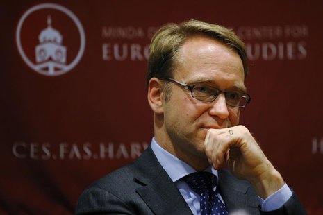 Jens Weidmann, president of the German Bundesbank and a member of the European Central Bank (ECB) Governing Council, speaks at the Center fo Jens Weidmann, president of the German Bundesbank and a member of the European Central Bank (ECB) Governing Council, speaks at the Center fo