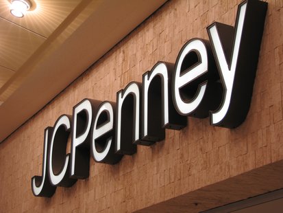 JCPenney sign JCPenney sign
