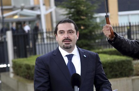 Former Lebanon's Prime Minister Saad Hariri is seen at the Special Tribunal for Lebanon in The Hague January 16, 2014. REUTERS/Dalati Nohra/ Former Lebanon's Prime Minister Saad Hariri is seen at the Special Tribunal for Lebanon in The Hague January 16, 2014. REUTERS/Dalati Nohra/