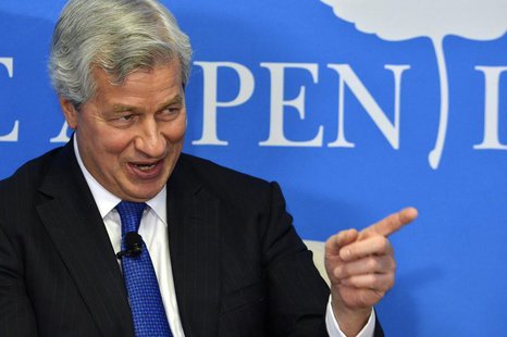 JPMorgan Chase Chairman and CEO Jamie Dimon speaks during a discussion on "Closing the Workforce Skills Gap", at the Aspen Institute in Wash JPMorgan Chase Chairman and CEO Jamie Dimon speaks during a discussion on "Closing the Workforce Skills Gap", at the Aspen Institute in Wash