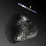An artist's impression handout image by the European Space Agency shows the Rosetta orbiter deploying the Philae lander to comet 67P/Churyum An artist's impression handout image by the European Space Agency shows the Rosetta orbiter deploying the Philae lander to comet 67P/Churyum