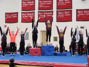 Coldwater gymnastics at Lowell Invitational 1-18-14 Coldwater gymnastics at Lowell Invitational 1-18-14