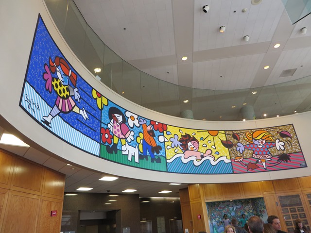 Entrance into the hospital