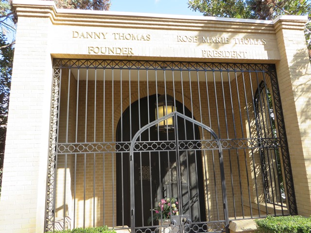 Final resting place of Danny Thomas and his wife Rose Marie Thomas.