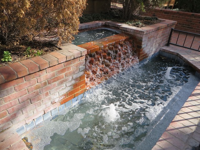 Fountain outside of the Hospital