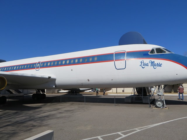 Elvis Presley's plane called "Lisa Marie"