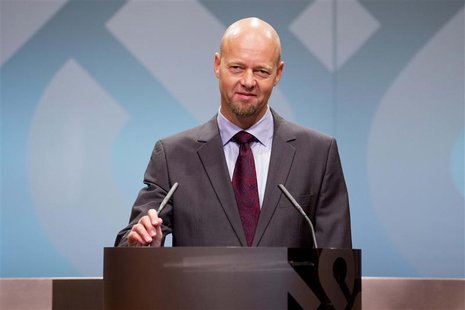 Yngve Slyngstad, managing director of the Norwegian Government Pension Fund Global, presents the fund's third quarter results in Oslo in thi Yngve Slyngstad, managing director of the Norwegian Government Pension Fund Global, presents the fund's third quarter results in Oslo in thi