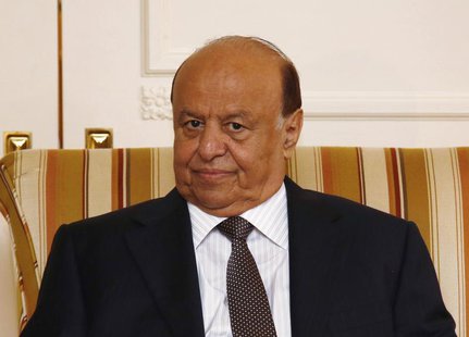 Yemeni President Abd-Rabbu Mansour Hadi looks on during a meeting with U.S. Treasury Secretary Jack Lew (not pictured), in Washington, July Yemeni President Abd-Rabbu Mansour Hadi looks on during a meeting with U.S. Treasury Secretary Jack Lew (not pictured), in Washington, July