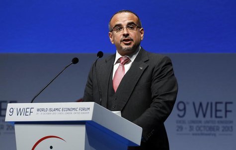 Bahrain's Crown Prince Salman bin Hamad bin Isa Al Khalifa addresses the World Islamic Economic Forum in London October 29, 2013. REUTERS/Lu Bahrain's Crown Prince Salman bin Hamad bin Isa Al Khalifa addresses the World Islamic Economic Forum in London October 29, 2013. REUTERS/Lu