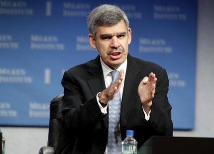 Mohamed A. El-Erian, CEO and co-CIO of PIMCO, takes part in a panel discussion titled "Global Markets in Uncertain Times" at the Milken Inst Mohamed A. El-Erian, CEO and co-CIO of PIMCO, takes part in a panel discussion titled "Global Markets in Uncertain Times" at the Milken Inst