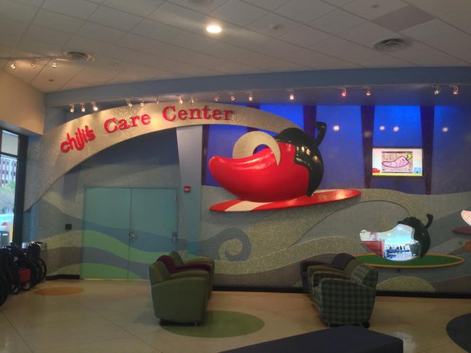 The Chili's Care Center is one of the most advanced buildings in the country for pediatric cancer treatment.