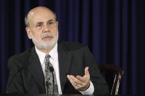 U.S. Federal Reserve Chairman Ben Bernanke responds to reporters during his final planned news conference before his retirement, at the Fede U.S. Federal Reserve Chairman Ben Bernanke responds to reporters during his final planned news conference before his retirement, at the Fede