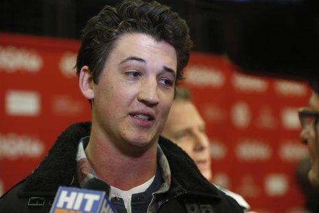 Cast member Miles Teller attends the premiere of "Whiplash" at the Sundance Film Festival in Park City, Utah January 16, 2014. REUTERS/Jim U Cast member Miles Teller attends the premiere of "Whiplash" at the Sundance Film Festival in Park City, Utah January 16, 2014. REUTERS/Jim U