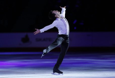 Patrick Chan performs during the gala exhibition at the Canadian Figure Skating Championships in Ottawa January 12, 2014. REUTERS/Chris Watt Patrick Chan performs during the gala exhibition at the Canadian Figure Skating Championships in Ottawa January 12, 2014. REUTERS/Chris Watt