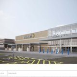 Pictured is an architectural rendering of the front facade of the proposed Broadway Walmart store, submitted to the city on January 6, 2013. (Photo from Walmart) Pictured is an architectural rendering of the front facade of the proposed Broadway Walmart store, submitted to the city on January 6, 2013. (Photo from Walmart)