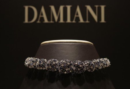 A Damiani necklace is pictured at the Damiani headquarters in downtown Milan September 10, 2009. REUTERS/Alessandro Garofalo A Damiani necklace is pictured at the Damiani headquarters in downtown Milan September 10, 2009. REUTERS/Alessandro Garofalo
