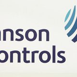 The logo of the U.S. Johnson Controls company is seen in Nersac, southwestern France, January 31, 2008. REUTERS/Regis Duvignau The logo of the U.S. Johnson Controls company is seen in Nersac, southwestern France, January 31, 2008. REUTERS/Regis Duvignau
