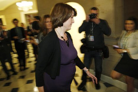 House Republican Conference Chairman Cathy McMorris Rodgers (R-WA) walks to the offices of House Speaker John Boehner (R-OH) (not pictured) House Republican Conference Chairman Cathy McMorris Rodgers (R-WA) walks to the offices of House Speaker John Boehner (R-OH) (not pictured)
