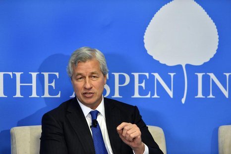 JPMorgan Chase Chairman and CEO Jamie Dimon speaks during a discussion on "Closing the Workforce Skills Gap" at the Aspen Institute in Washi JPMorgan Chase Chairman and CEO Jamie Dimon speaks during a discussion on "Closing the Workforce Skills Gap" at the Aspen Institute in Washi