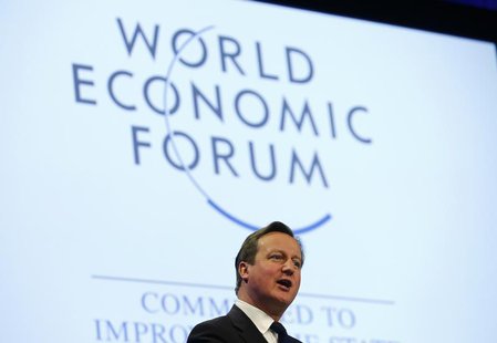 Britain's Prime Minister David Cameron speaks during a session at the annual meeting of the World Economic Forum (WEF) in Davos January 24, Britain's Prime Minister David Cameron speaks during a session at the annual meeting of the World Economic Forum (WEF) in Davos January 24,