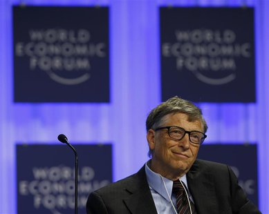 Microsoft founder Bill Gates attends a session at the annual meeting of the World Economic Forum (WEF) in Davos January 24, 2014. REUTERS/De Microsoft founder Bill Gates attends a session at the annual meeting of the World Economic Forum (WEF) in Davos January 24, 2014. REUTERS/De